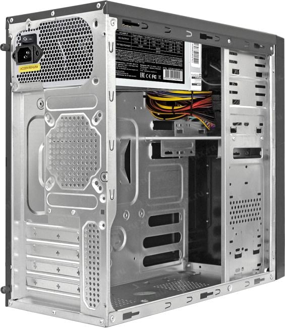 EX299309RUS Minitower ExeGate MA-373X-UNS350 (mATX,БП UNS350 с  вент.  12см,2*USB,аудио,черный)