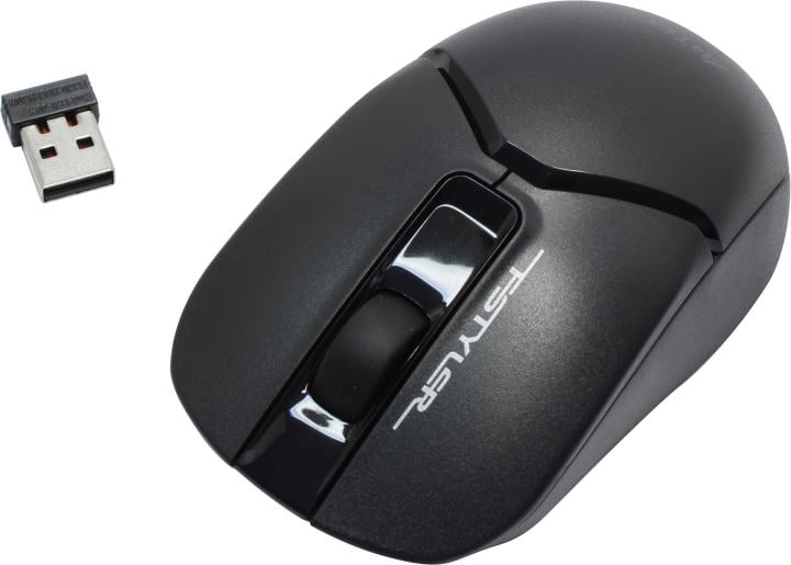 A4Tech FSTYLER Wireless&Bluetooth Optical Mouse <FB12 Black> (RTL)  USB  3btn+Roll