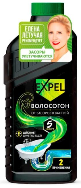 Средство Expel TS00016, для прочистки труб, гель, 500л