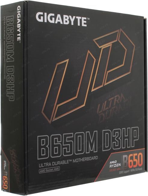 GIGABYTE B650M D3HP (RTL) AM5 <B650> PCI-E HDMI+2xDP 2.5GbLAN SATA  RAID MicroATX 4DDR5