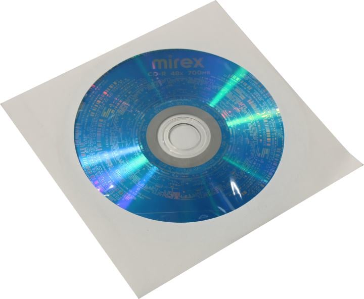 Диск CD-R MIREX 204930, 700 МБ, 48x