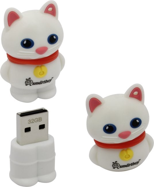 Флешка USB Smartbuy SB32GBCATW, 32ГБ, USB 2.0