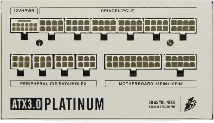 Блок питания 1STPLAYER  NGDP  <HA-1300BA3-WH>  1300W ATX
