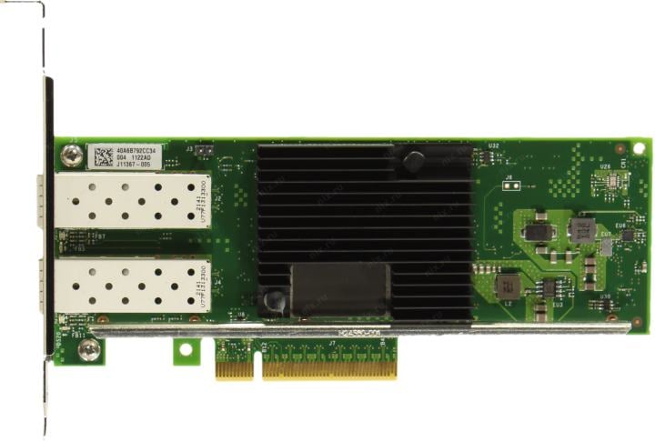 EX710DA2G1P5 Intel Ethernet Converged Network Adapter X710-DA2, 10GbE/1GbE dual ports SFP+, open optics, PCI-E 3.0x8 (Low Profile and Full Height brackets included) bulk