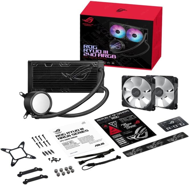 90RC00J1-M0UAY0 ASUS ROG RYUO III 240 ARGB /AIO COOLER,ASETEK,EMMA,ARGB,AURA  (90RC00J1-M0UAY0) /AIO COOLER,ASETEK,EMMA,