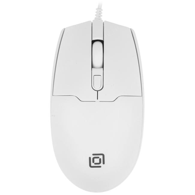 OKLICK Keyboard & Optical Mouse <S650> White (Кл-ра, М/Мед, USB+Мышь 4кн,  Roll, USB) <1875257>