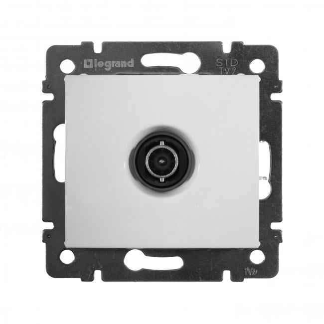Розетка Legrand 774430, TV оконечная, 10 дБ, Valena, белая