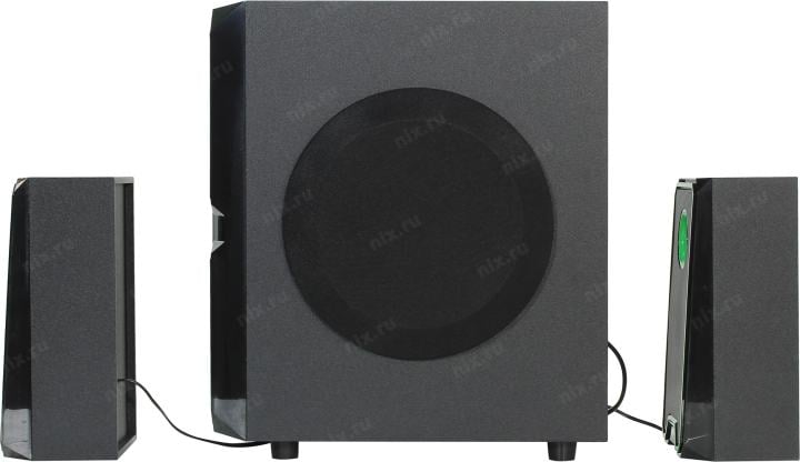 Колонки Dialog Progressive AP-222B (2х10W +Subwoofer 30W, дерево, BT, SD,  USB, ПДУ, FM)