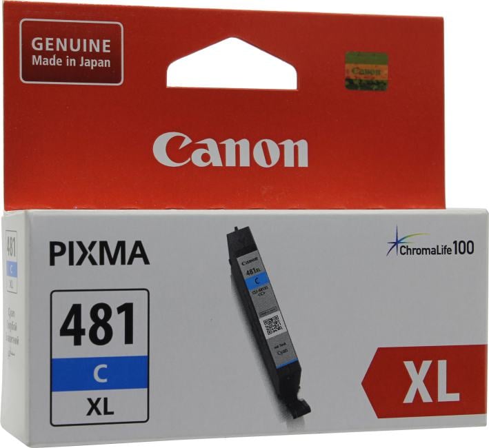 Чернильница Canon CLI-481XLC Cyan  для Pixma TR7540/TR8540/TS6140/TS8140/TS9140