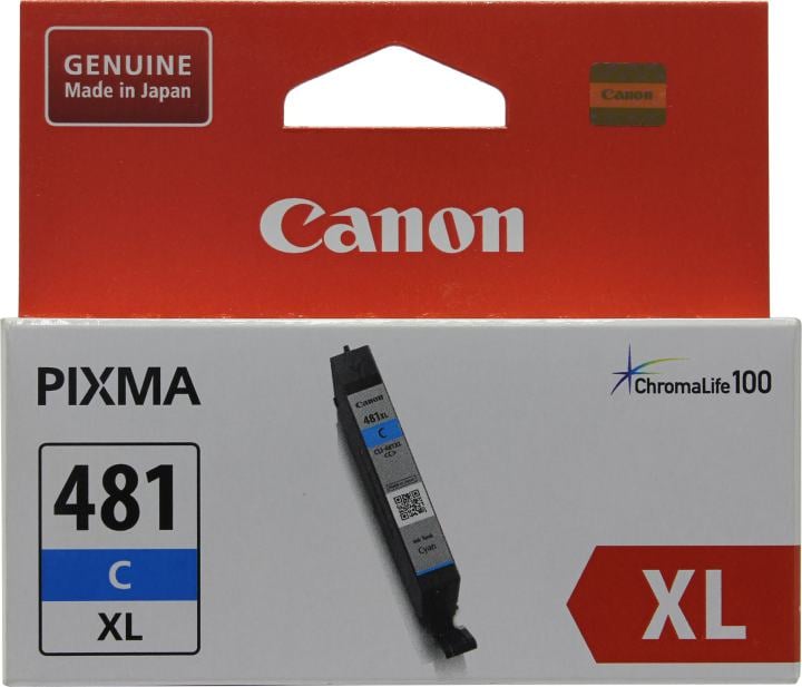 Чернильница Canon CLI-481XLC Cyan  для Pixma TR7540/TR8540/TS6140/TS8140/TS9140