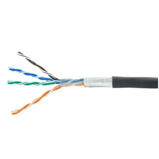 Cablexpert [FPC-5051E-4-CU-OUT/100] Кабель Cablexpert (Р) FTP outdoor 4x2x0.51, медный, кат.5e, однож., 100м, box, черный