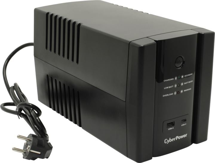 ИБП CyberPower UT1500EG, 1500ВА/900Вт, линейно-интерактивный, 4×Schuko