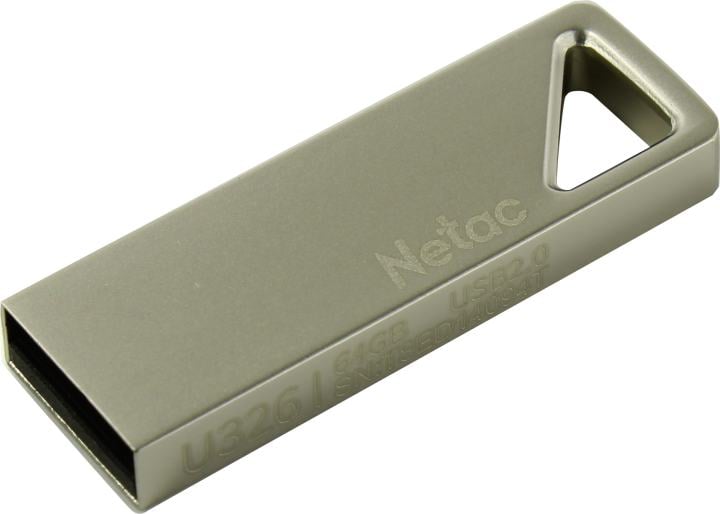 Netac <NT03U326N-064G-20PN> USB2.0 Flash  Drive 64Gb (RTL)