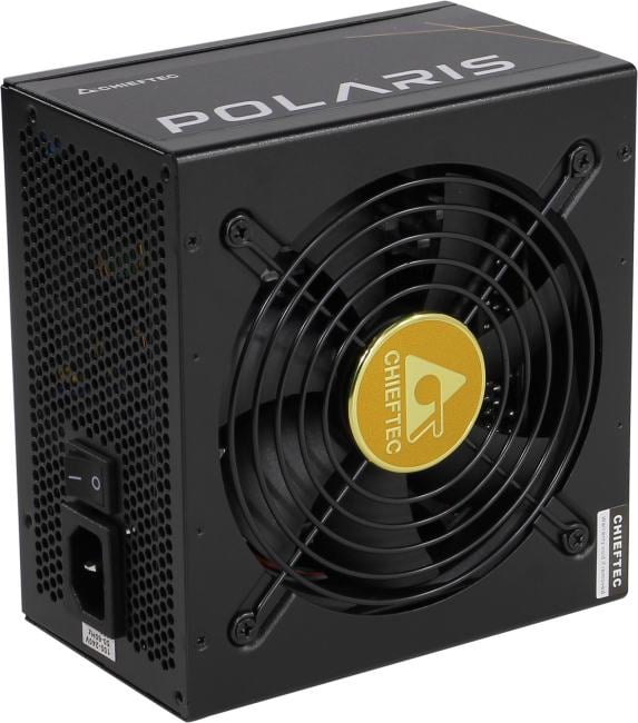 Блок питания Chieftec Polaris PPS-650FC (ATX 2.4, 650W, 80 PLUS GOLD, Active PFC, 120mm fan, Full Cable Management) Retail
