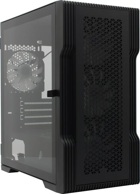 Компьютерный корпус 1STPLAYER TRILOBITE T3 черный mATX, TG 4x 120мм LED fans inc. T3-BK-4F1