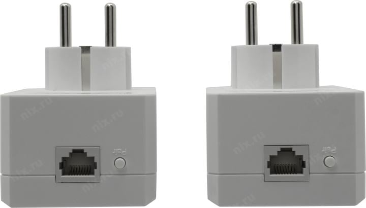TP-LINK <TL-PA7017P KIT> Powerline AV1000 Gigabit Starter Kit (2 адаптера,1UTP  1000Mbps, Powerline 1000Mbps)