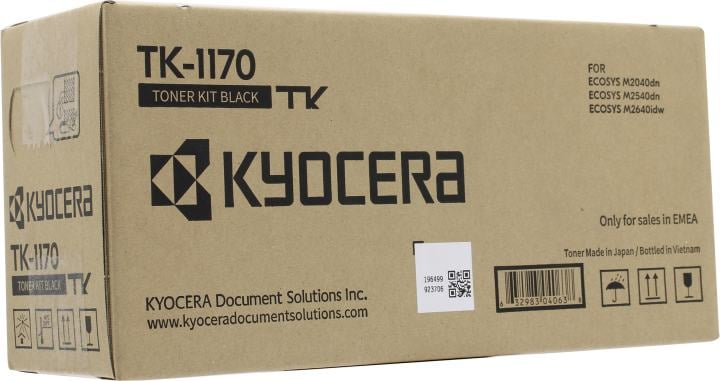 Тонер-картридж Kyocera TK-1170, черный, 7200 стр.