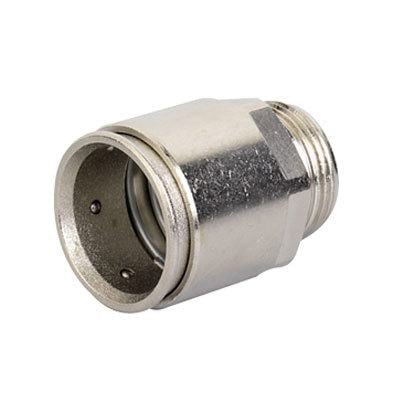 Муфта труба-коробка DKC 6111-A20N д.20мм, IP66/IP67, М20х1,5,  никелированная латунь, "Cosmec"