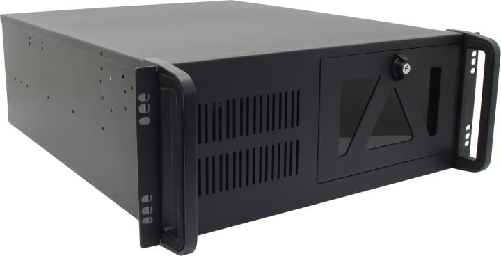 Procase B440L-B-0 черный {4U глубина 540мм, внешн 2x5.25, 1x3.5, внутр 7xHDD, MB 12"x13", без Б/П PS2}