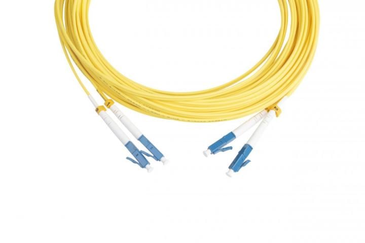 Hyperline <FC-D2-9-LC/UR-LC/UR-H-10M-LSZH-YL> Patch cord ВО, LC-LC, duplex, SM  9/125  10м