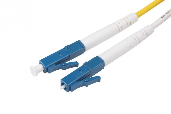 Патч-корд Hyperline FC-D2-9-LC/UR-LC/UR-H-10M-LSZH-YL, SM OS2, LC/UPC, duplex, 10 м