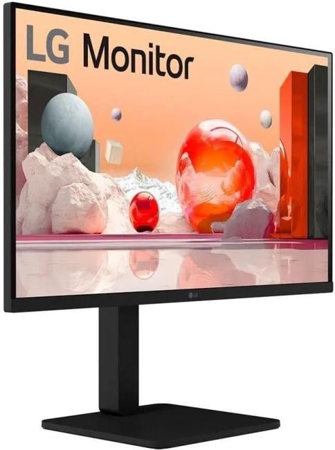 27"      ЖК монитор LG 27BA45QB-B с поворотом экрана (LCD, 2560x1440,  HDMI,  DP)