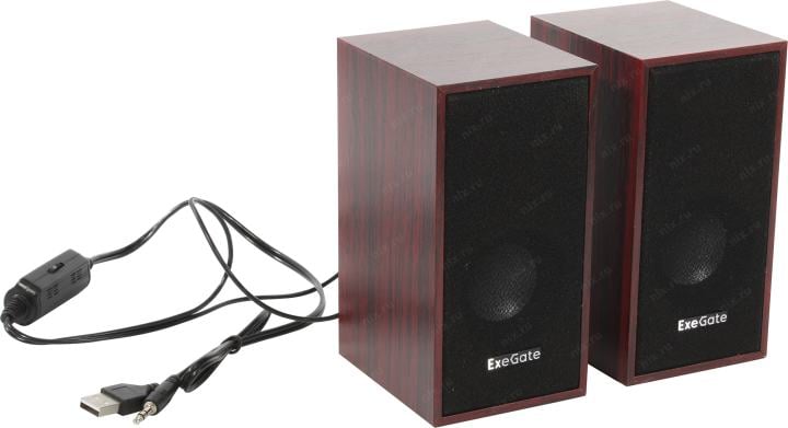 Колонки ExeGate Tango 314 (2x3W, дерево, питание  от USB) <EX287059RUS>