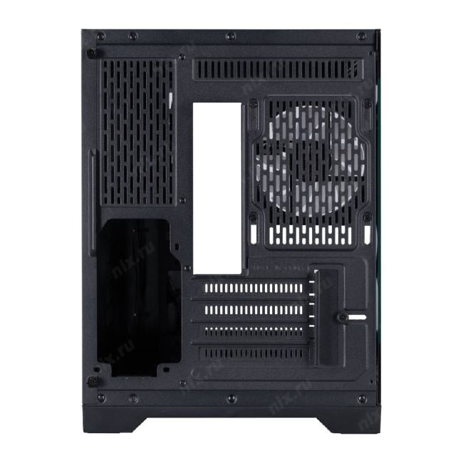 Корпус 1STPLAYER MEGAVIEW MV6-TP ARGB Black / mATX / 3x120mm  ARGB  fans  / MV6-TP-BK-2FC7R-1FC7