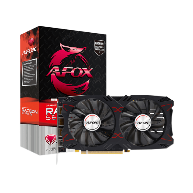 Afox RX5500 8GB AFRX5500-8GD6H7  Afox Видеокарта  GDDR6 128bit 3xDP  HDMI 2FAN RTL