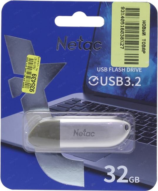 Netac <NT03U352N-032G-32PN> USB3.2 Flash  Drive 32Gb (RTL)