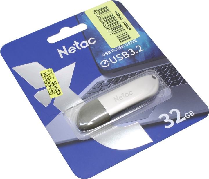 Netac <NT03U352N-032G-32PN> USB3.2 Flash  Drive 32Gb (RTL)