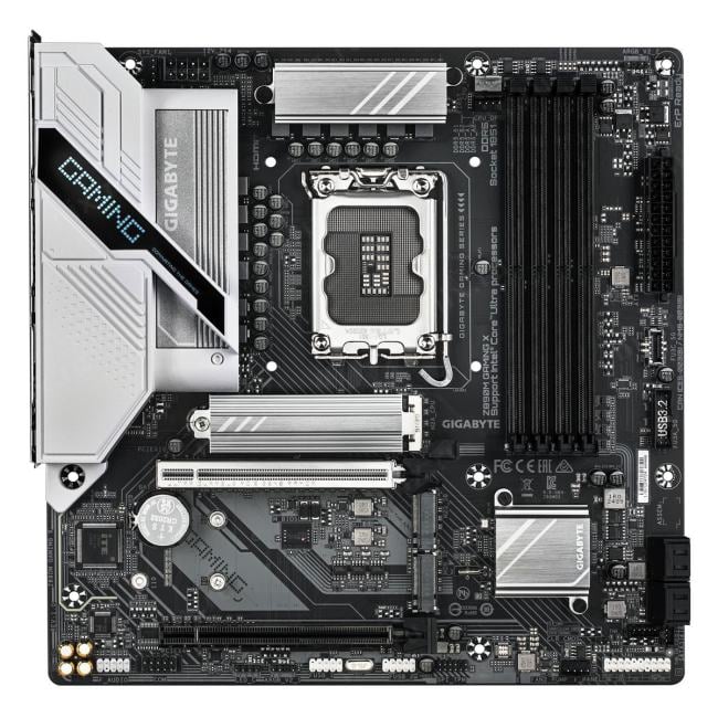 GIGABYTE Z890M GAMING X (RTL) LGA1851 <Z890> 2xPCI-E HDMI+2xDP 2.5GbLAN  SATA MicroATX 4DDR5