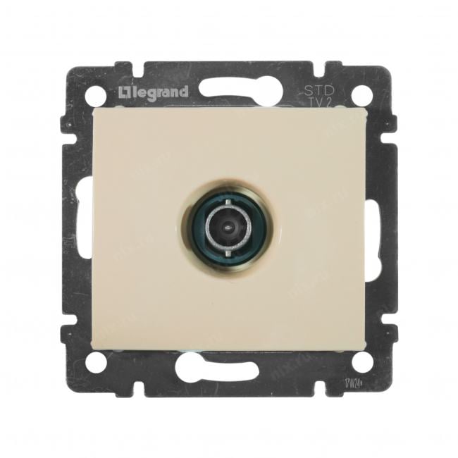 Розетка Legrand 774330, TV оконечная, 10 дБ, крем