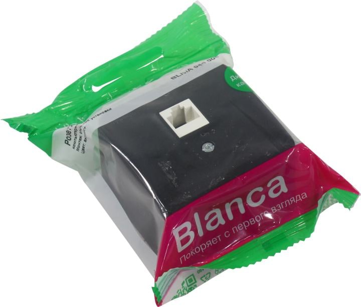 Schneider Electric Blanca <BLNIA045006> Розетка RJ45 кат.5e  (внеш,  антрацит)