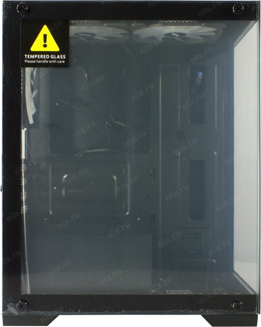 Miditower 1STPLAYER MIKU Mi2 <Mi2-BK-3F1>  MicroATX без БП