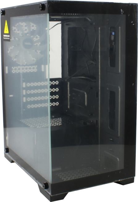 Корпус для ПК 1STPLAYER - MIKU Mi2, mITX, mATX, 1х2.5", 1х3.5", 1xUSB2.0, 1xUSB3.0, Mini Tower, без БП, цвет чёрный, Mi2-BK-3F1