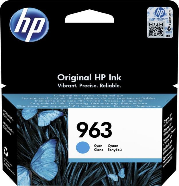 Картридж HP 3JA23AE (№963) Cyan для HP OfficeJet  Pro 9010/9020 серии