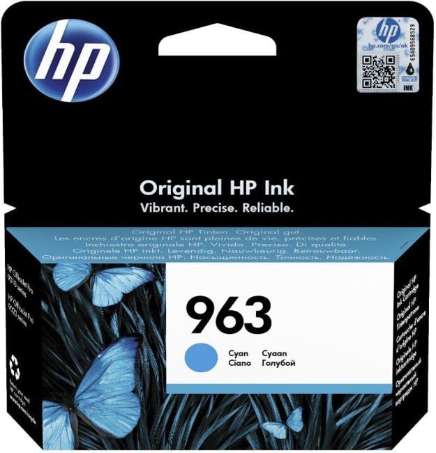 Картридж HP 3JA23AE (№963) Cyan для HP OfficeJet  Pro 9010/9020 серии