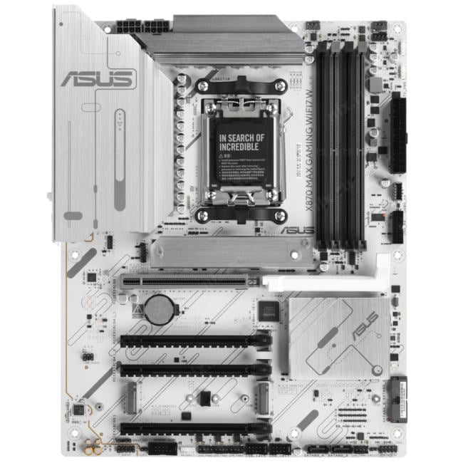 ASUS X870 MAX GAMING WIFI7 W (RTL) AM5 <X870> 4xPCI-E HDMI 2.5GbLAN+WiFi+BT  SATA ATX 4DDR5