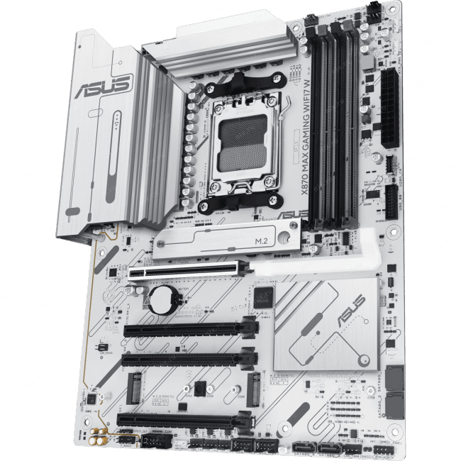 ASUS X870 MAX GAMING WIFI7 W (RTL) AM5 <X870> 4xPCI-E HDMI 2.5GbLAN+WiFi+BT  SATA ATX 4DDR5