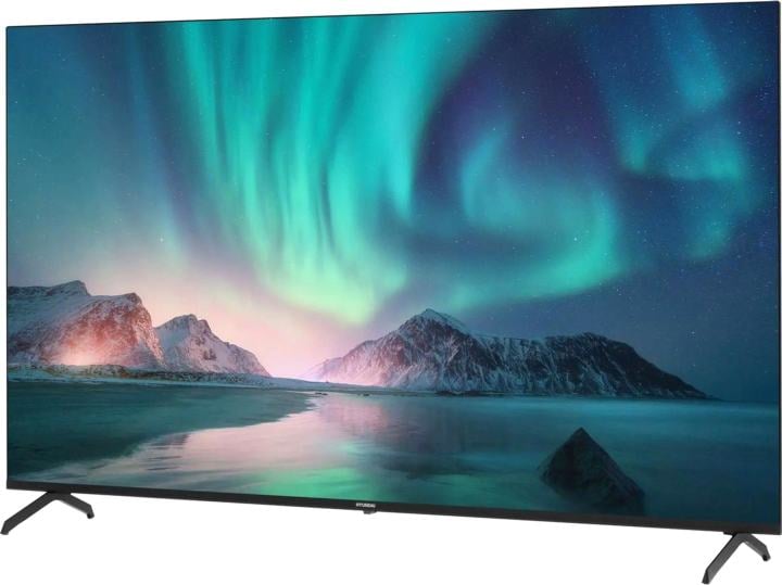 Hyundai 65" H-LED65BU7006 Android TV Frameless Metal черный/серебристый 4K Ultra HD 60Hz DVB-T DVB-T2  DVB-C DVB-S DVB-S