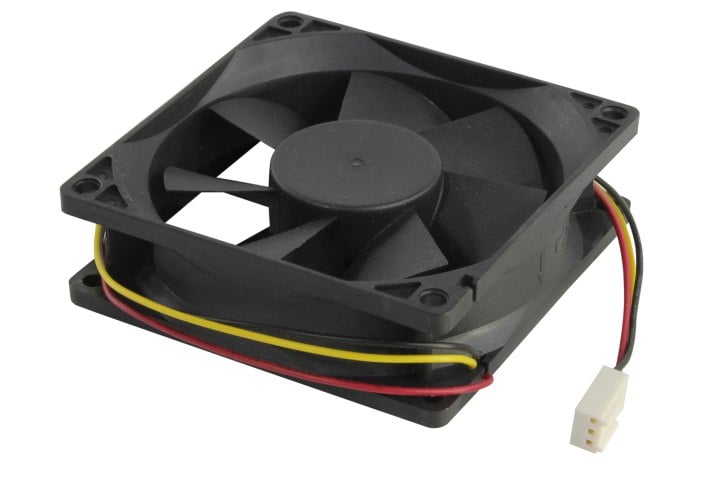 <085699> Вентилятор для корпуса .80mm Gembird FANCASE (3 pin, 80x80x25мм, втулка, провод 30 см) [FANCASE]