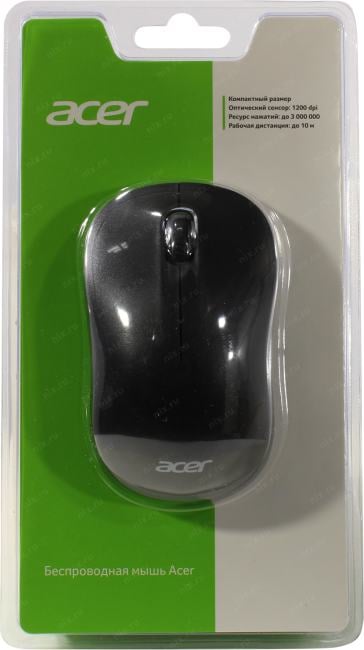 Acer Wireless Optical Mouse OMR160  <ZL.MCEEE.00M>  (RTL)  USB 3btn+Roll