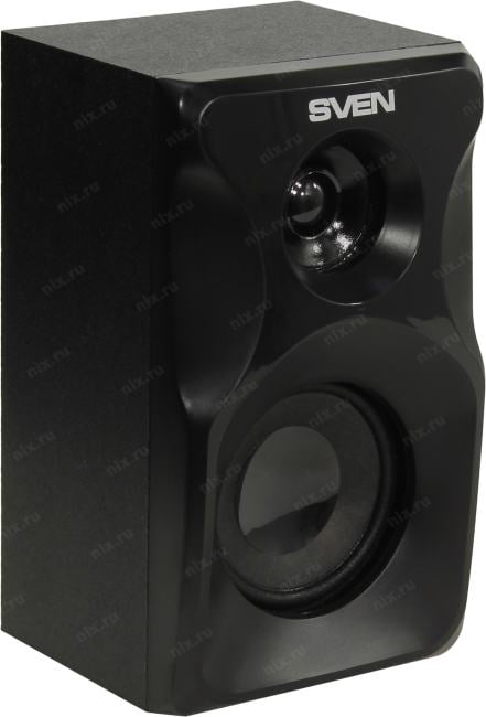 Колонки SVEN MS-2055 Black (2x12.5W +Subwoofer 30W, дерево, Bluetooth,  SD,USB, FM, ПДУ)
