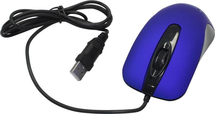 Мышь Gembird MOP-400-B, проводная, Optical USB, синяя