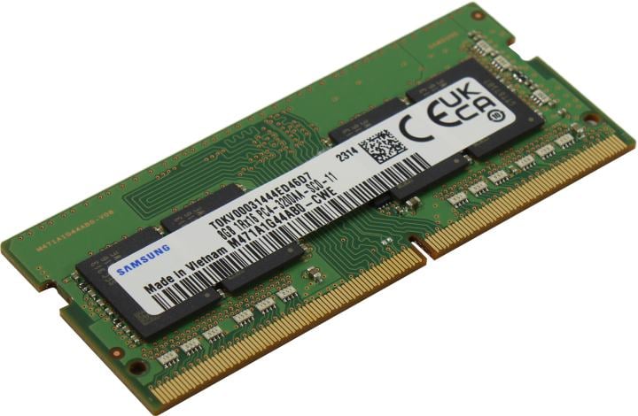 Оперативная память для ноутбука 8Gb (1x8Gb) PC4-25600 3200MHz DDR4 SO-DIMM Unbuffered CL22 Samsung M471A1G44AB0-CWE Bulk