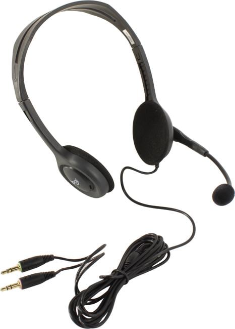 Logitech Stereo Headset H110  (наушники  с  микрофоном) <981-000472>