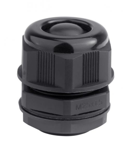 Кабельный ввод DKC 52M2012 IP68, M20, с мембраной, черный, для  кабеля d.6-12mm, "Express"