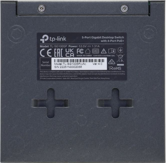 TP-LINK <TL-SG1005P> 5-Port Gigabit Desktop Switch (1UTP 1000Mbps+  4UTP 1000Mbps PoE)