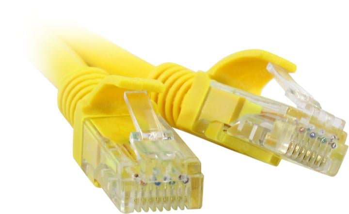 ExeGate <UTP-RJ45-RJ45-C6-1M-YL> Patch Cord UTP кат.6,  1м, жёлтый <EX297187RUS>